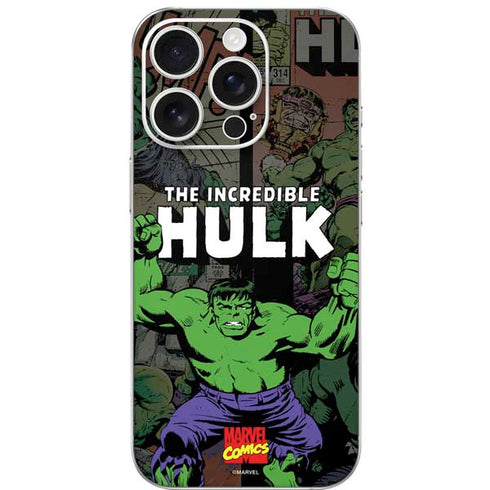 Marvel Classic Comics Hulk Fighter Vintage iPhone 16 Pro Skin